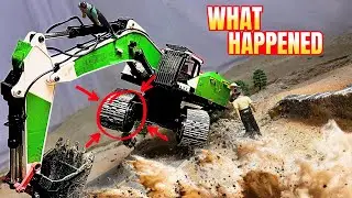 RC EXCAVATOR II THE MOST EXCITING RC ROAD REPAIRS!THE RESULTS ARE INSANE!!😲