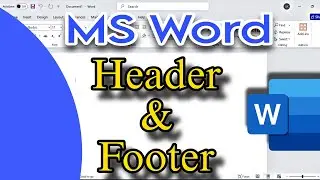 MS Word Header & Footer Tutorial | Header And Footer | TheGkTeck