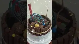 Kitkat Chocolate Cake Toppings Ideas with ferrero/M&M chocolate moist chocolate cake