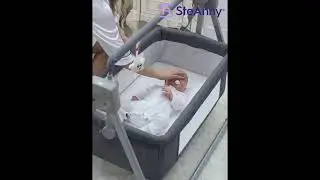 Baby Rocking Bed Electric Crib Automatic Cradle Infant Sleeping Basket
