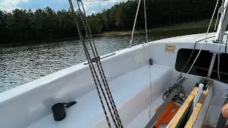 Sailing My Chrysler Mutineer (Rienzi, MS)