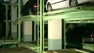 חניון רובוטי- Automatic Car Parking System at GwangjuBank S.Korea-  פארקומות - חניה רובוטית בראש שקט