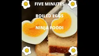 Ninja Foodi Boiled Eggs Perfectly Done in 5 minutes !