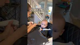 He tipped me in spit up 😅 #momlife #babynails #momsoftiktok #viral