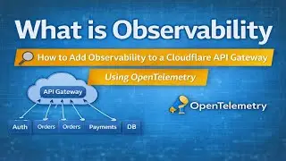 🔴 What is Observability & How to Add it to Cloudflare API Gateway using OpenTelemetry LIVE | (E-75)