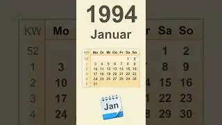 Kalender Januar 1994