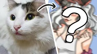 TRANSFORMANDO MINHA GATA EM HUMANA