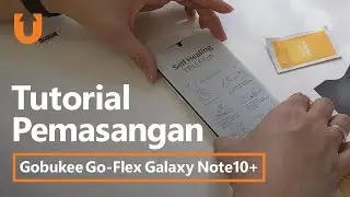 Tutorial Gobukee Go-Flex TPU Screen Protector Galaxy Note10+ Plus / Note 10