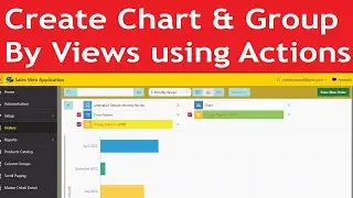 Create Chart & Group By Views using Actions   Menu in Alternative Report Oracle APEX