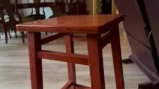 Rustic Red Door Co  Mission Style Cherry Bar Stool, must have stools also make great tables