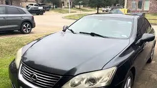 Как заменить стойки капота на Lexus ES 350 2009 года