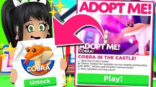*IT'S HERE!* COBRA SNAKE PET UPDATE 🐍 ADOPT ME (roblox)