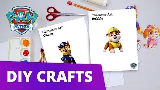 Make and Paint PAW Patrol Letters! DIY Arts and Crafts for Kids - PAW Patrol Official & Friends