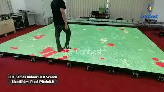 Canbest LDF Series P3.9 5x4m Indoor Interactive Digital Dance Floor Led Tiles Display