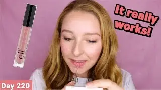 Обзор блеска для губ Elf Lip Plumping Gloss | День 220: пробуем новый макияж каждый день
