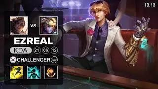 Ezreal vs Samira ADC - KR Challenger - Patch 13.13 Season 13