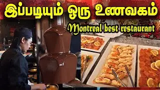 இப்படியும் ஓரு உணவகம் Montreal best restaurant| Portovino Reegan Vlog Quebec | Jaffna