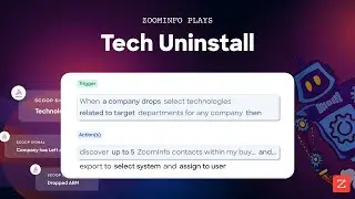 How to Track Competitor Software Uninstalls | ZoomInfo Workflow Tutorial