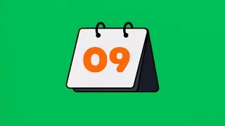 A Year in 4K: Green Screen Calendar Animation