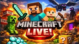 Minecraft LIVE 🔥 Survival Gameplay | Danger+Masti 😱🪄