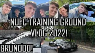 *BRUNO, DAN BURN + SUPER CARS!!* NUFC TRAINING GROUND VLOG!