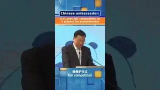 Xie Feng: U.S. uses fair competition as pretext for protectionism