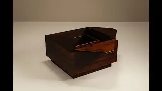 Square Coffee Table with Storage Space, Italy 1960s