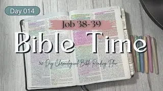 Bible Time | Day 014 | 365-Day Chronological Bible Reading Plan | Job 38&ndash;39