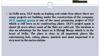 DLF Capital green Project in Delhi