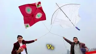 Big Plasticbag Kite Flying & Make New Kite Abubaker | Kite Catch 3 