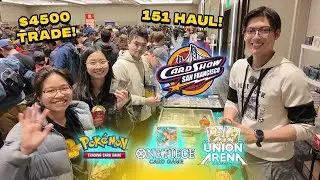 BIG MAN TRADES at San Francisco Card Show! (Vendor POV/One Piece/Pokemon/Union Arena)