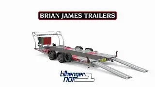 Brian James A Transporter biltilhenger 360 video av markedets best utstyrte biltransporter.