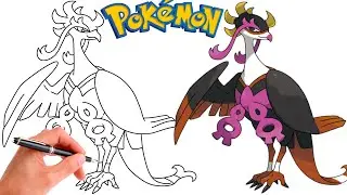 How To Draw FEZANDIPITI POKEMON #1016 | Generation 9