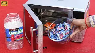 Center Fruit And Mentos in IFB Microwave Oven || Center fruit Vs. Microwave Oven