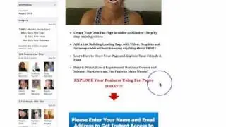 Create a Facebook Fan Page -- FREE Video Series (Video 1)