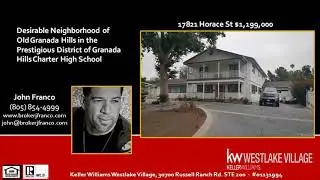 Who is the best agent in Old Granada Hills to Sell my House