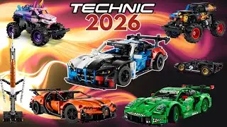 lego technic leak 2026 porsche 911 gt3 rexy 42224 razzo nasa 42221 chiron 42222 bmw m4 gt3 evo 42226