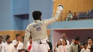 33rd senior national pune | individual T16 | abhayshinde vs sehajpreeth singh | sabre fencing |