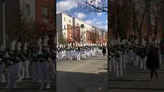 Twin Valley High School Marching Band at the Reading Christmas Parade 2024