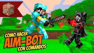AIM-BOT con COMANDOS en MINECRAFT BEDROCK