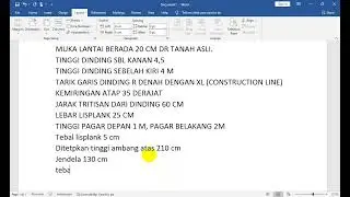 menggambar tampakdepan