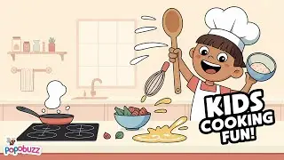 Magical Kids Cooking Rhyme&ndash; Learn to Wash, Chop & Sizzle!