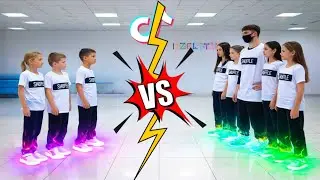 Шаффл Баттл 🤓🔥 WHO WIN 🏆 LITTLE  KIDS  BATTLE?? 😱 TUZELITY DANCE 🫰