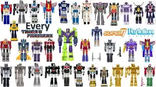 **see newer video** Every Super7 ReAction Transformers Comparison List