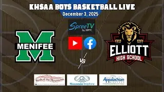 KHSAA Basketball LIVE | Menifee County Wildcats vs Elliott County Lions | December 3, 2025