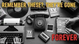 Forgotten Objects That Defined American Life (1950-1990) | Nostalgic Things We & Lost Forever