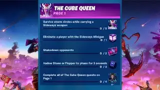 THE CUBE QUEEN - All Quests for Page 1  (Easy Walkthrough)