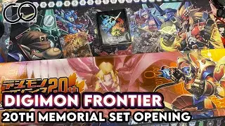 Digimon Frontier 20th Memorial Set Unboxing! (Digimon Card Game)