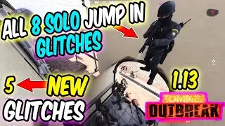 Zombies OUTBREAK Glitches: 5 New SOLO ( New God Mode ) Glitches /ALL 8 Solo Outbreak Zombie Glitches