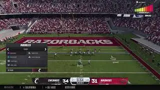 CFB 26 Cincinnati vs Arkansas